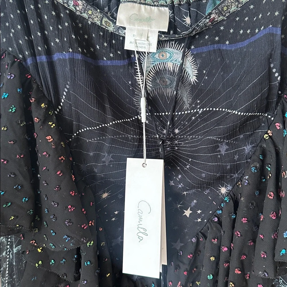 Camilla Midnight Moon House silk Maxi Skirt ♥️Rare Find! - Picture 12 of 15